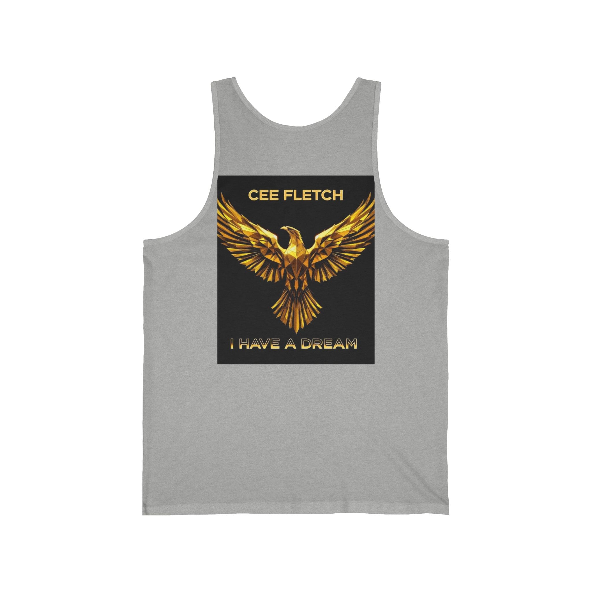 Cee Fletch 'I Have a Dream' Gold Eagle Tank Top