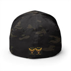 Embroidered Golden Eagle Patch Cap – Retro Military Crest Hat