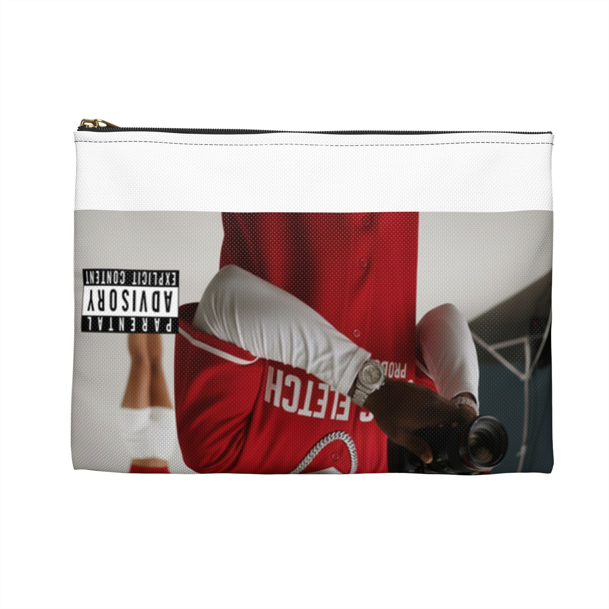 Accessory Pouch — “Come Here Sexy Red” Music Cover Zip Bag