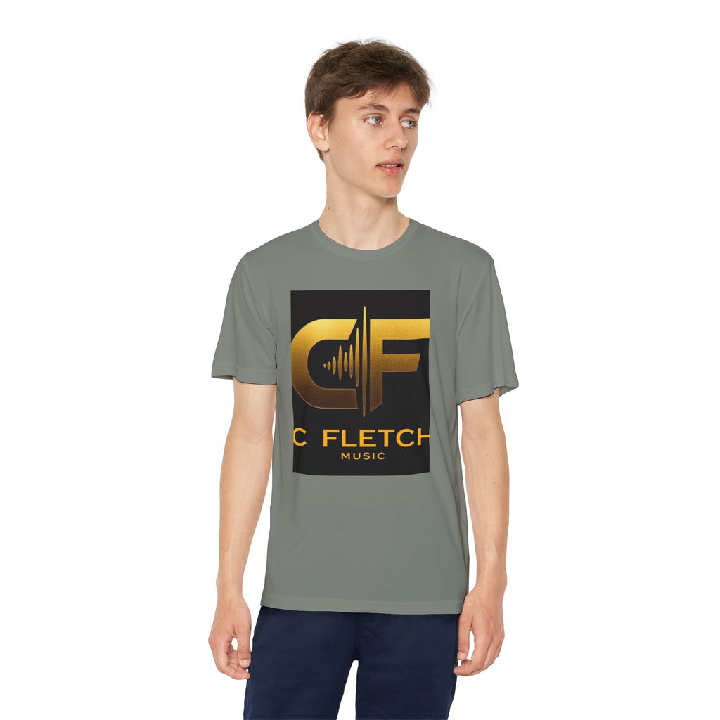 Music Logo Youth Tee — C Fletcher Competitor Shirt