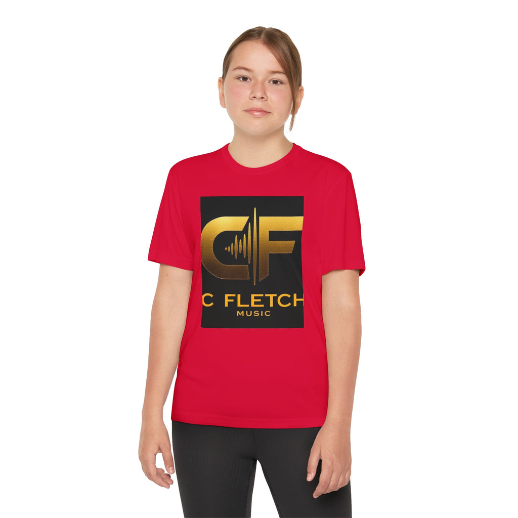 Music Logo Youth Tee — C Fletcher Competitor Shirt
