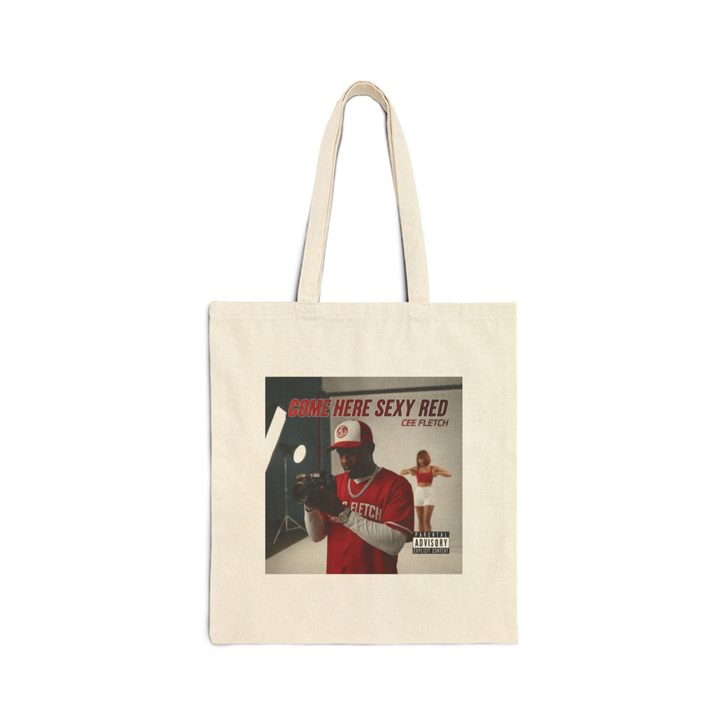 Tote Bag — 'Here Sexy Red' Album Art Cotton Canvas Tote