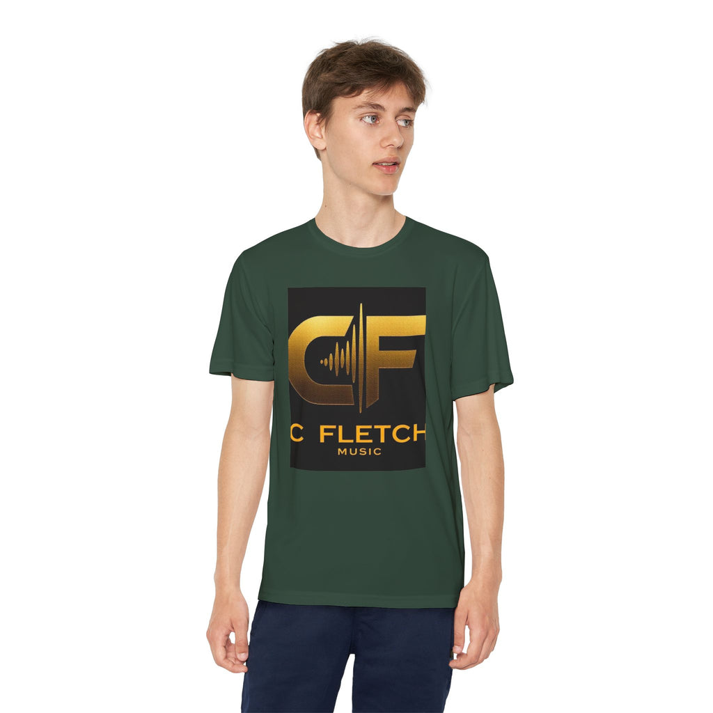 Music Logo Youth Tee — C Fletcher Competitor Shirt