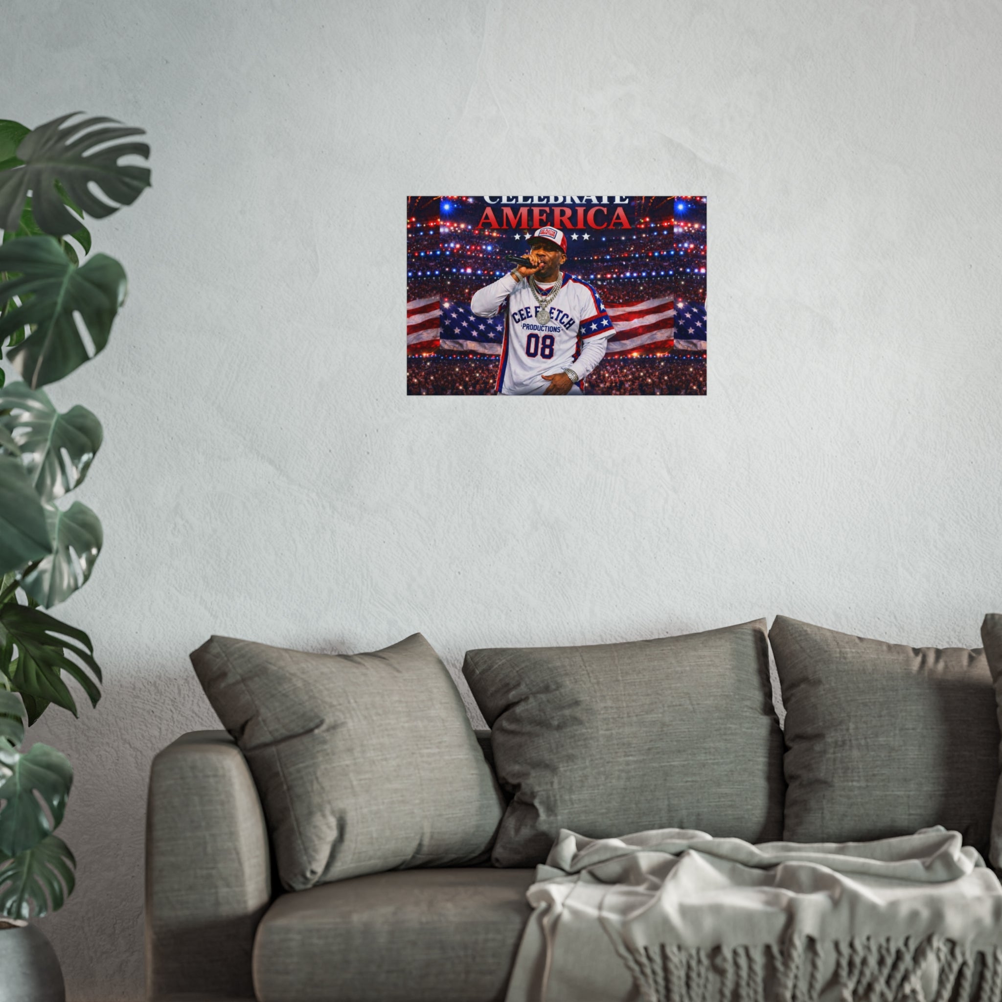Celebrate America Fine Art Poster — Patriotic Concert Wall Art (Cee Fletch)