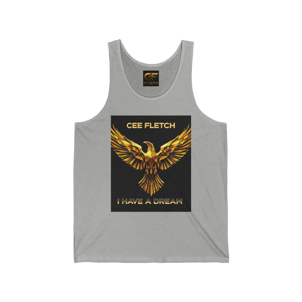 Cee Fletch 'I Have a Dream' Gold Eagle Tank Top