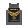 Tank Top — 'Cee Fletch I Have a Dream' Gold Eagle Graphic
