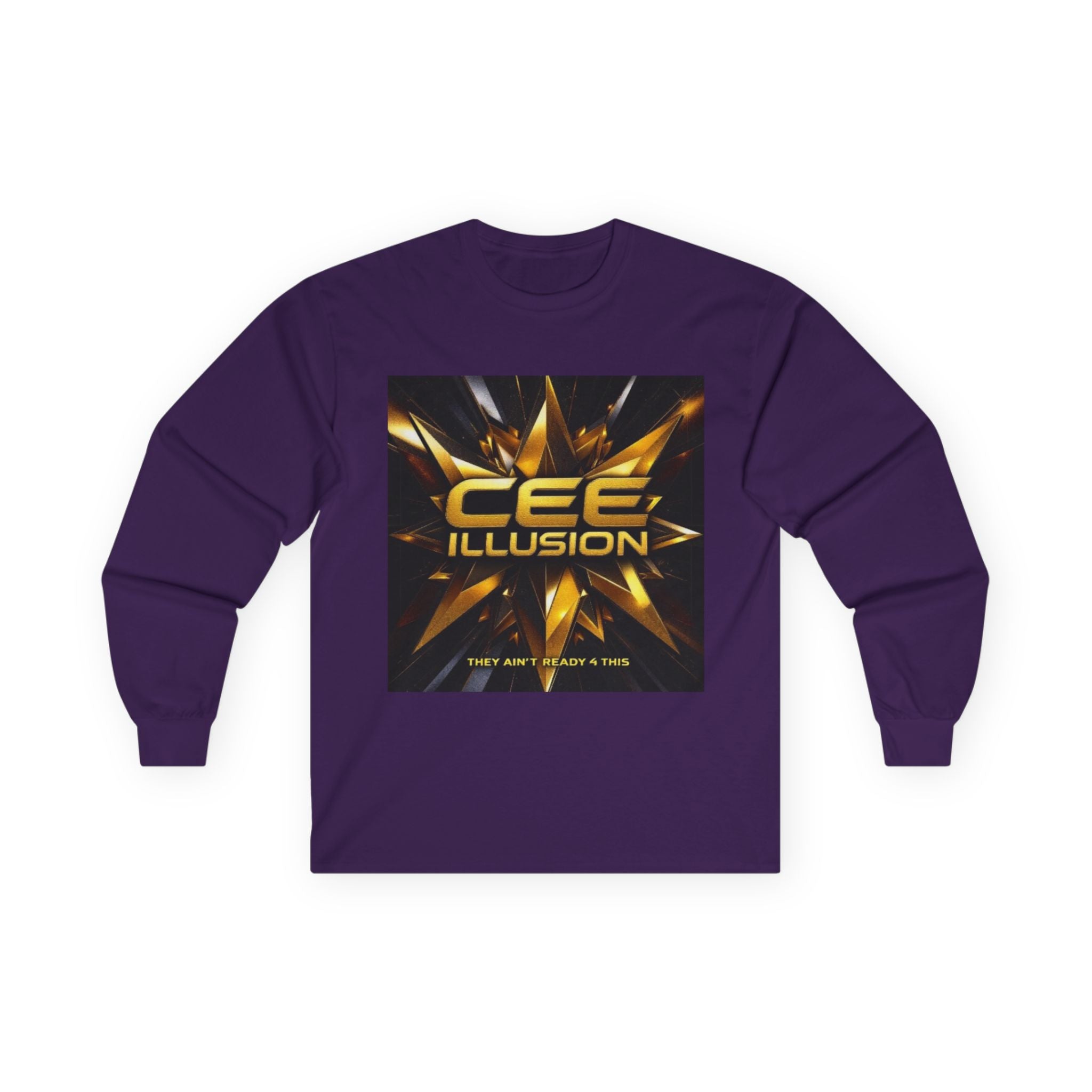 Illusion Logo Long Sleeve Tee — 'CEE ILLUSION' Graphic Shirt