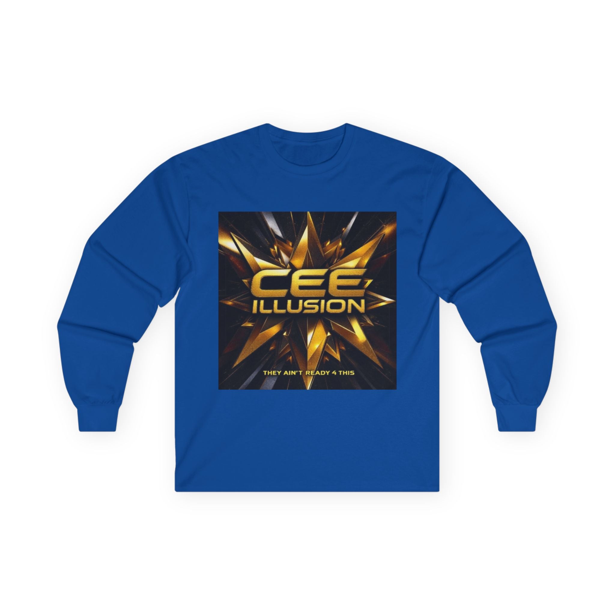 Illusion Logo Long Sleeve Tee — 'CEE ILLUSION' Graphic Shirt