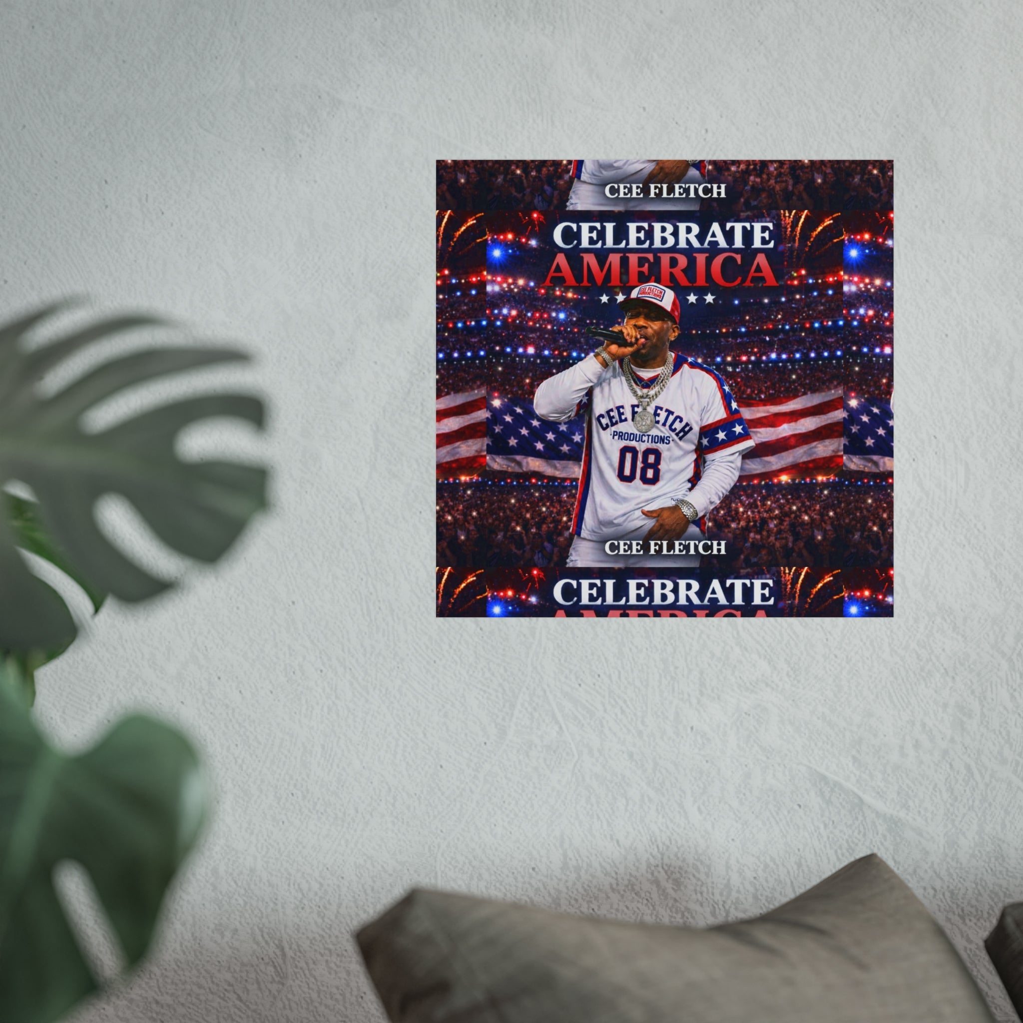 Celebrate America Fine Art Poster — Patriotic Concert Wall Art (Cee Fletch)