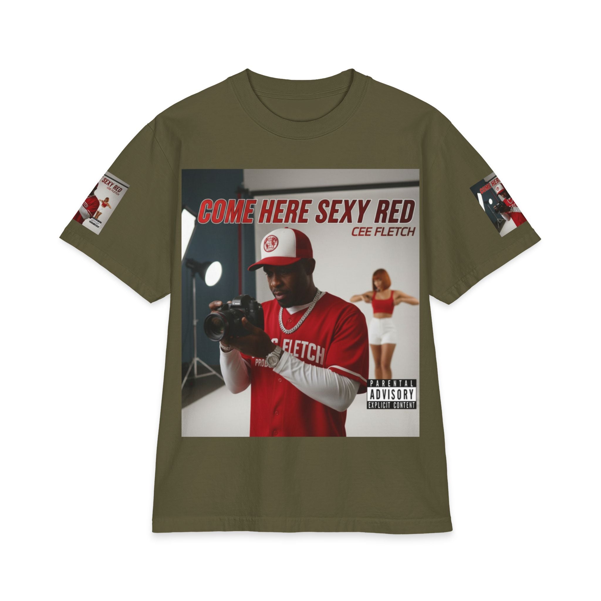 Come Here Sexy Red Album Art T-Shirt