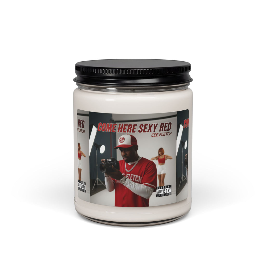 Soy Candle — “Come Here Sexy Red” Album Art Scented Candle (9 oz)