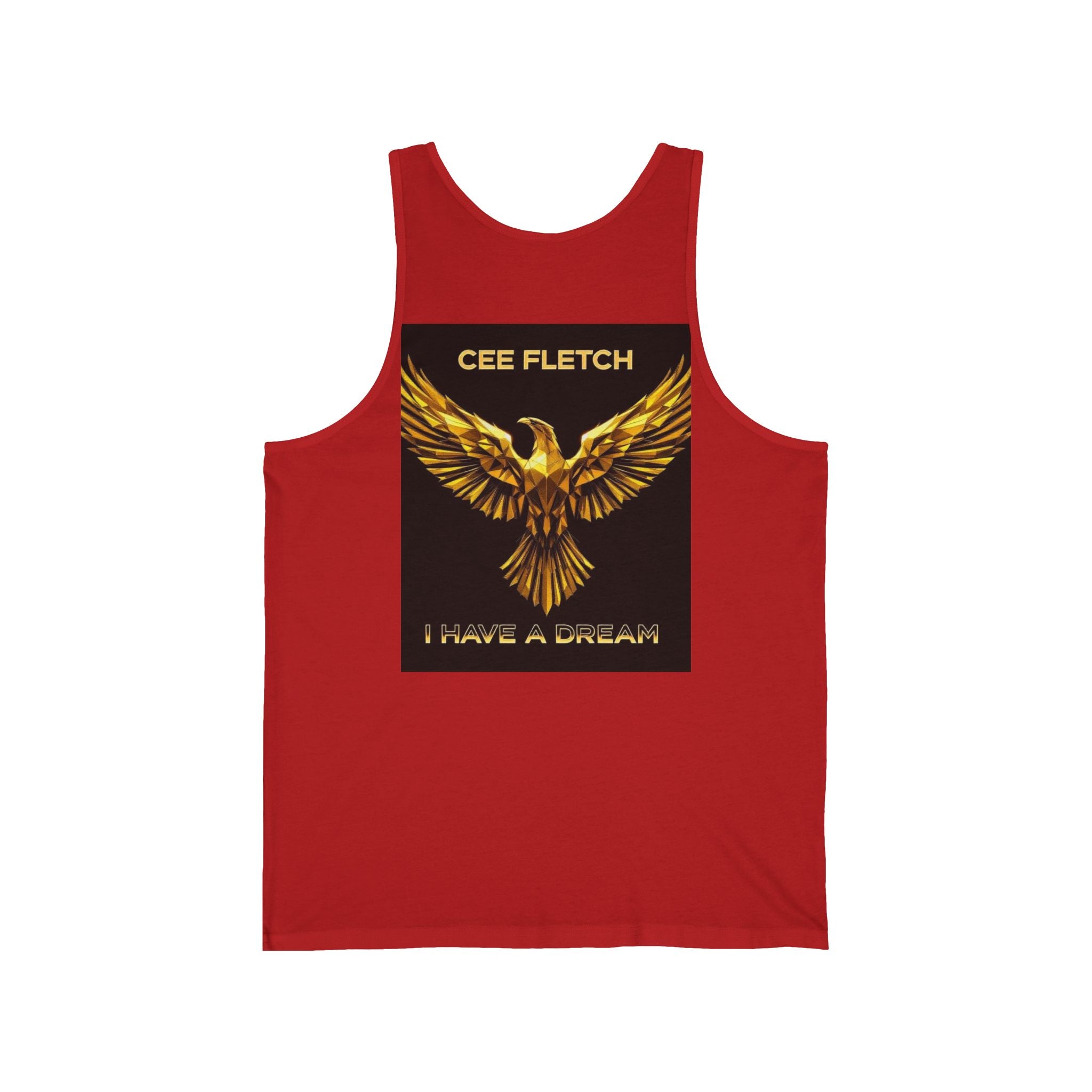 Cee Fletch 'I Have a Dream' Gold Eagle Tank Top