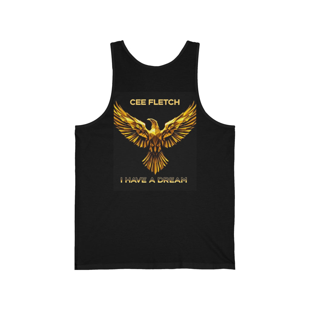 Cee Fletch 'I Have a Dream' Gold Eagle Tank Top