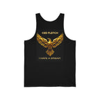 Cee Fletch 'I Have a Dream' Gold Eagle Tank Top