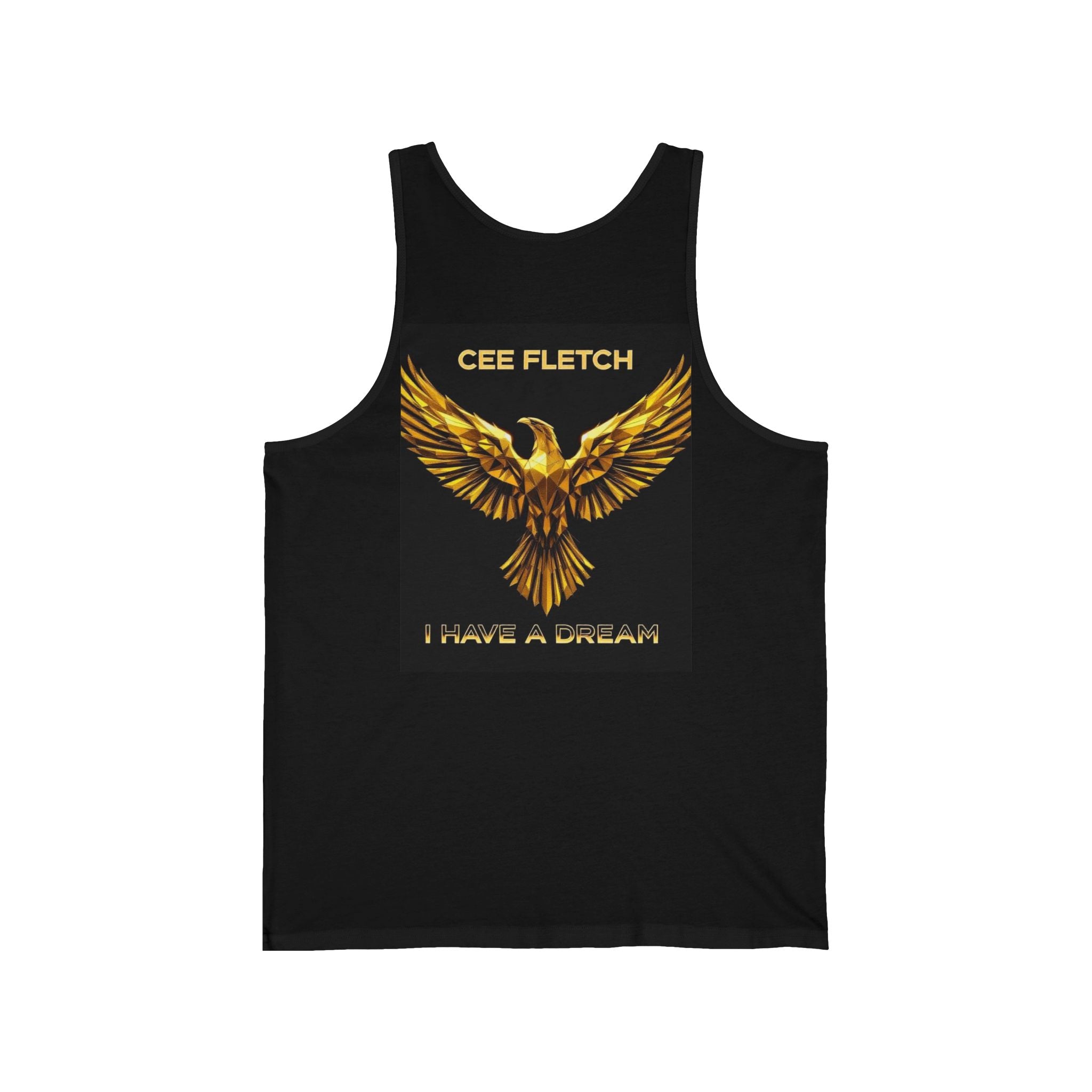 Cee Fletch 'I Have a Dream' Gold Eagle Tank Top