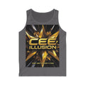 Cee Illusion Graphic Tank Top — 'They Ain’t Ready 4 This' Gold Star Streetwear