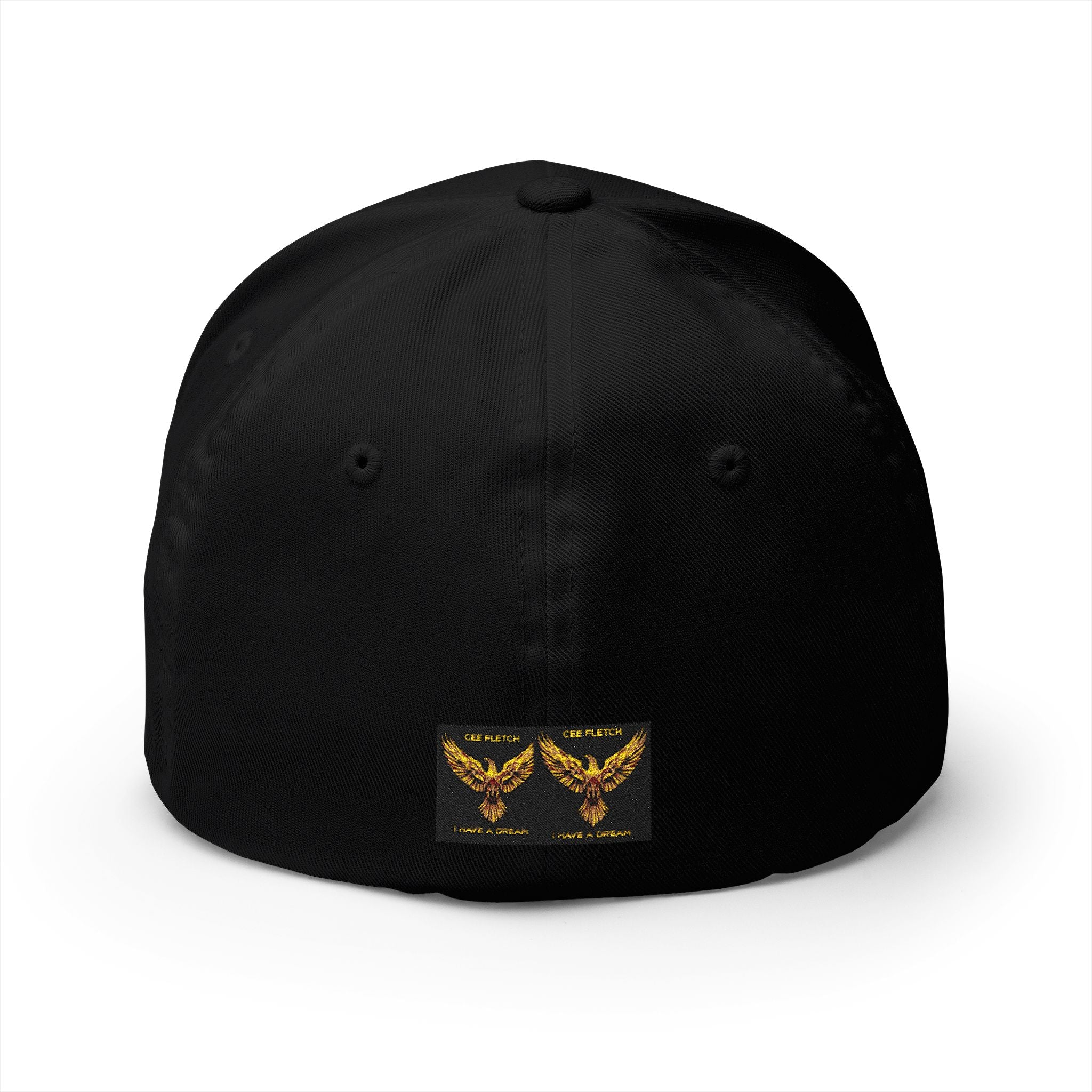 Embroidered Golden Eagle Patch Cap – Retro Military Crest Hat
