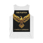 Tank Top — 'Cee Fletch I Have a Dream' Gold Eagle Graphic