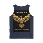 Tank Top — 'Cee Fletch I Have a Dream' Gold Eagle Graphic