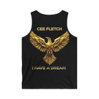 Tank Top — 'Cee Fletch I Have a Dream' Gold Eagle Graphic