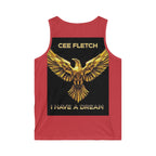 Tank Top — 'Cee Fletch I Have a Dream' Gold Eagle Graphic