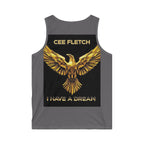 Tank Top — 'Cee Fletch I Have a Dream' Gold Eagle Graphic