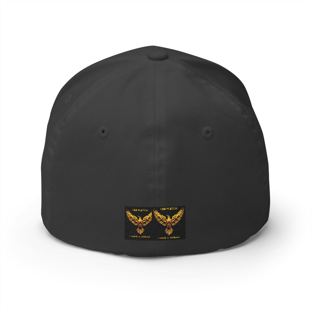 Embroidered Golden Eagle Patch Cap – Retro Military Crest Hat