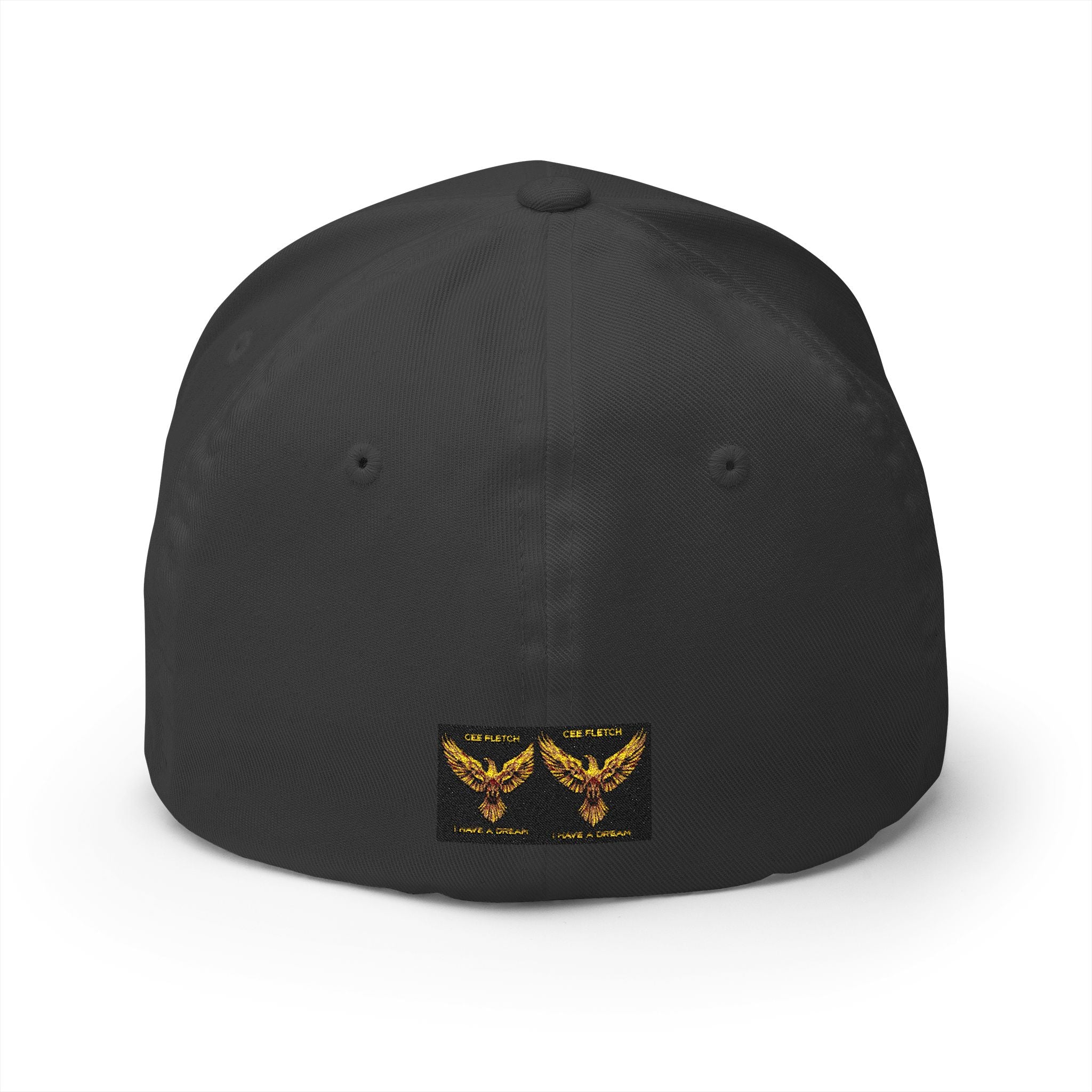 Embroidered Golden Eagle Patch Cap – Retro Military Crest Hat