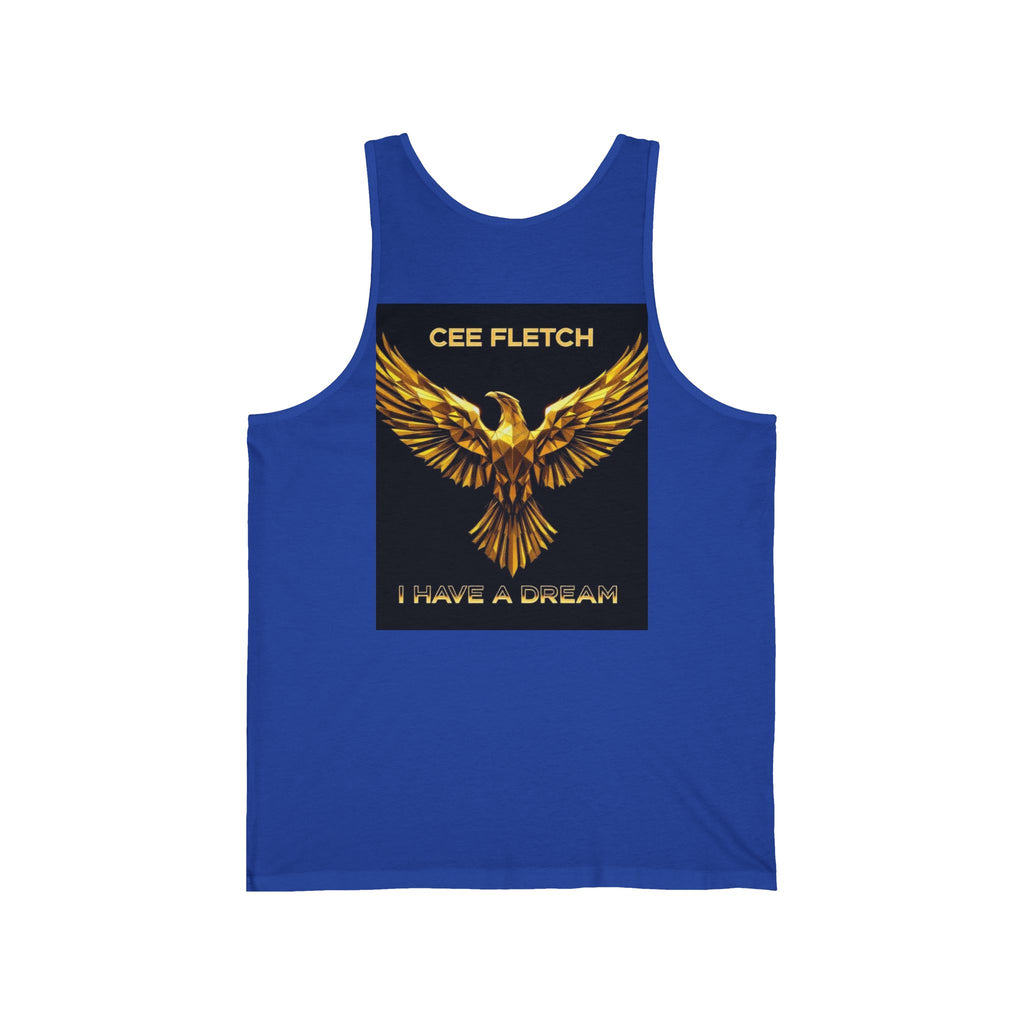 Cee Fletch 'I Have a Dream' Gold Eagle Tank Top