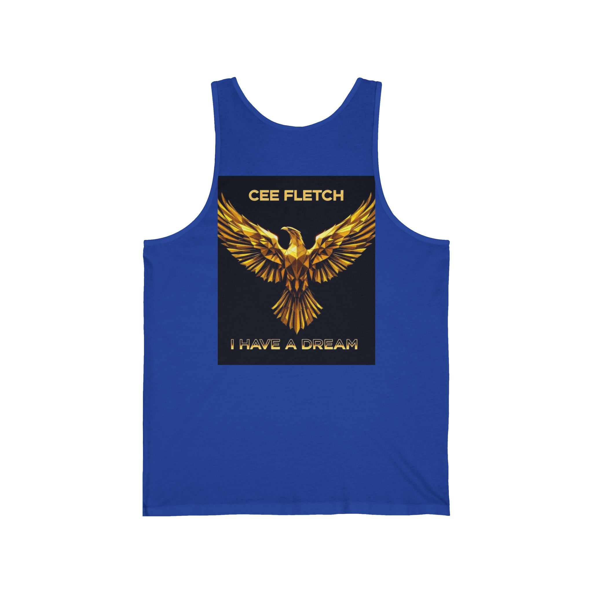 Cee Fletch 'I Have a Dream' Gold Eagle Tank Top