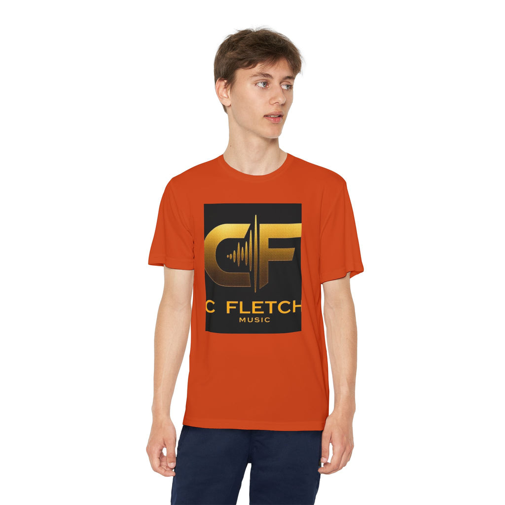 Music Logo Youth Tee — C Fletcher Competitor Shirt