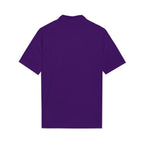 Logo Chest Polo Shirt — Gold Emblem Athletic Golf Polo