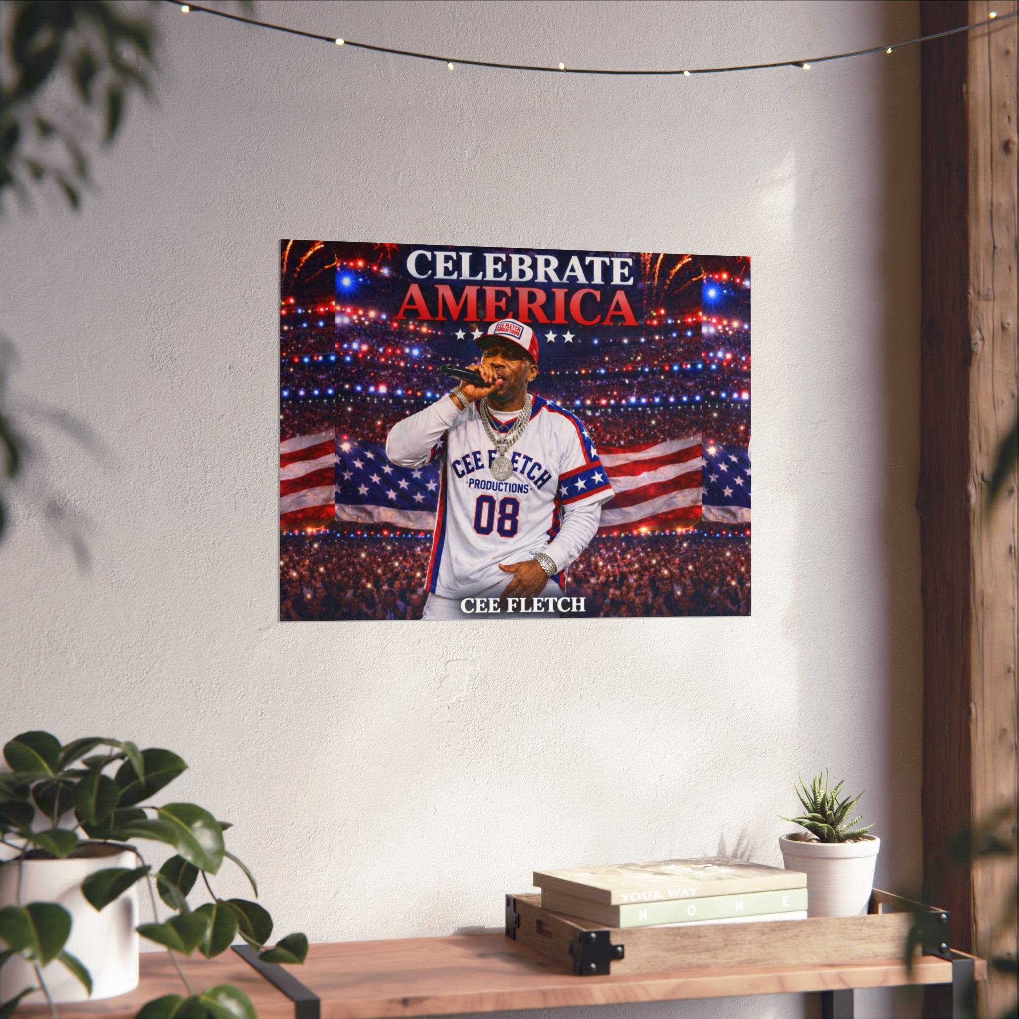Celebrate America Fine Art Poster — Patriotic Concert Wall Art (Cee Fletch)