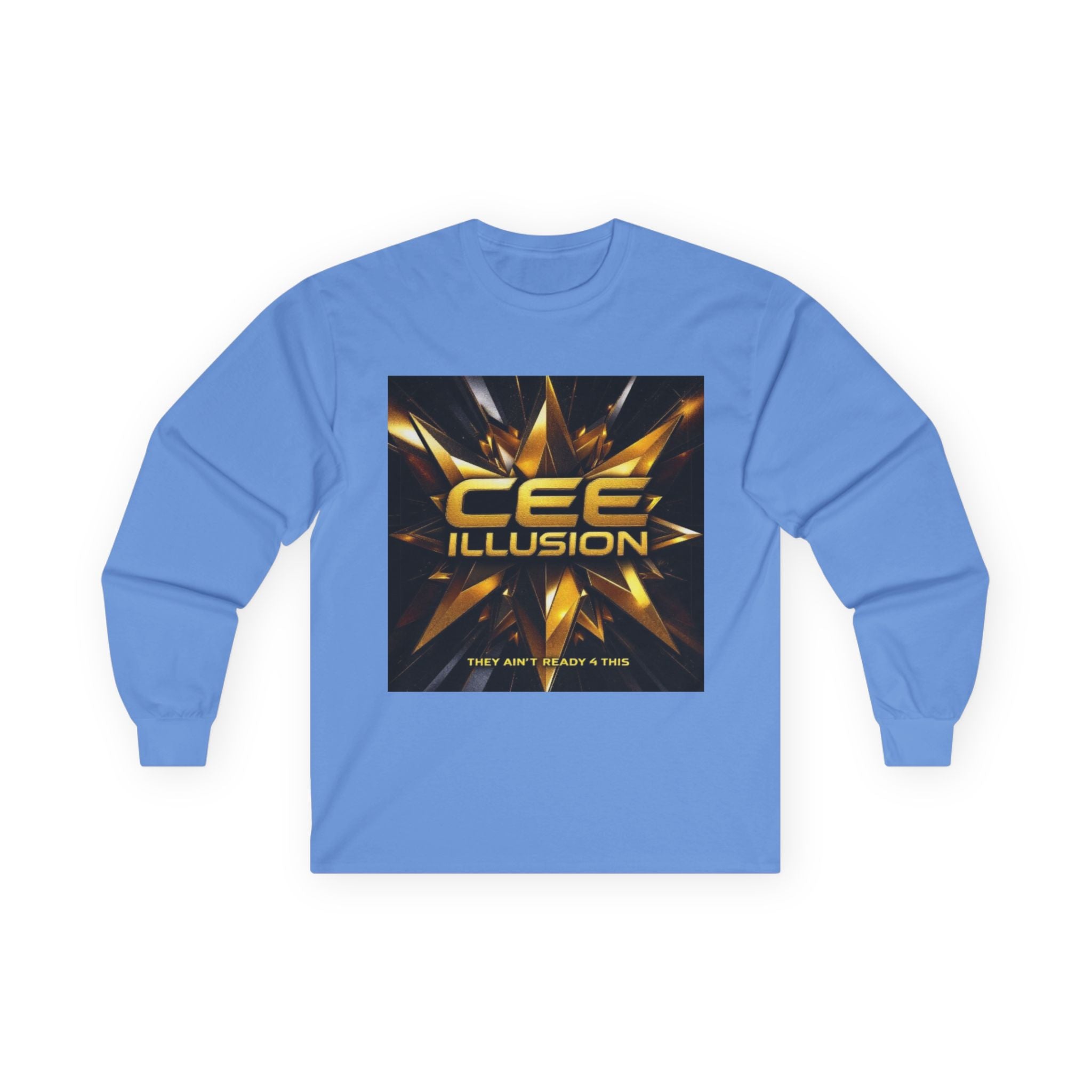 Illusion Logo Long Sleeve Tee — 'CEE ILLUSION' Graphic Shirt
