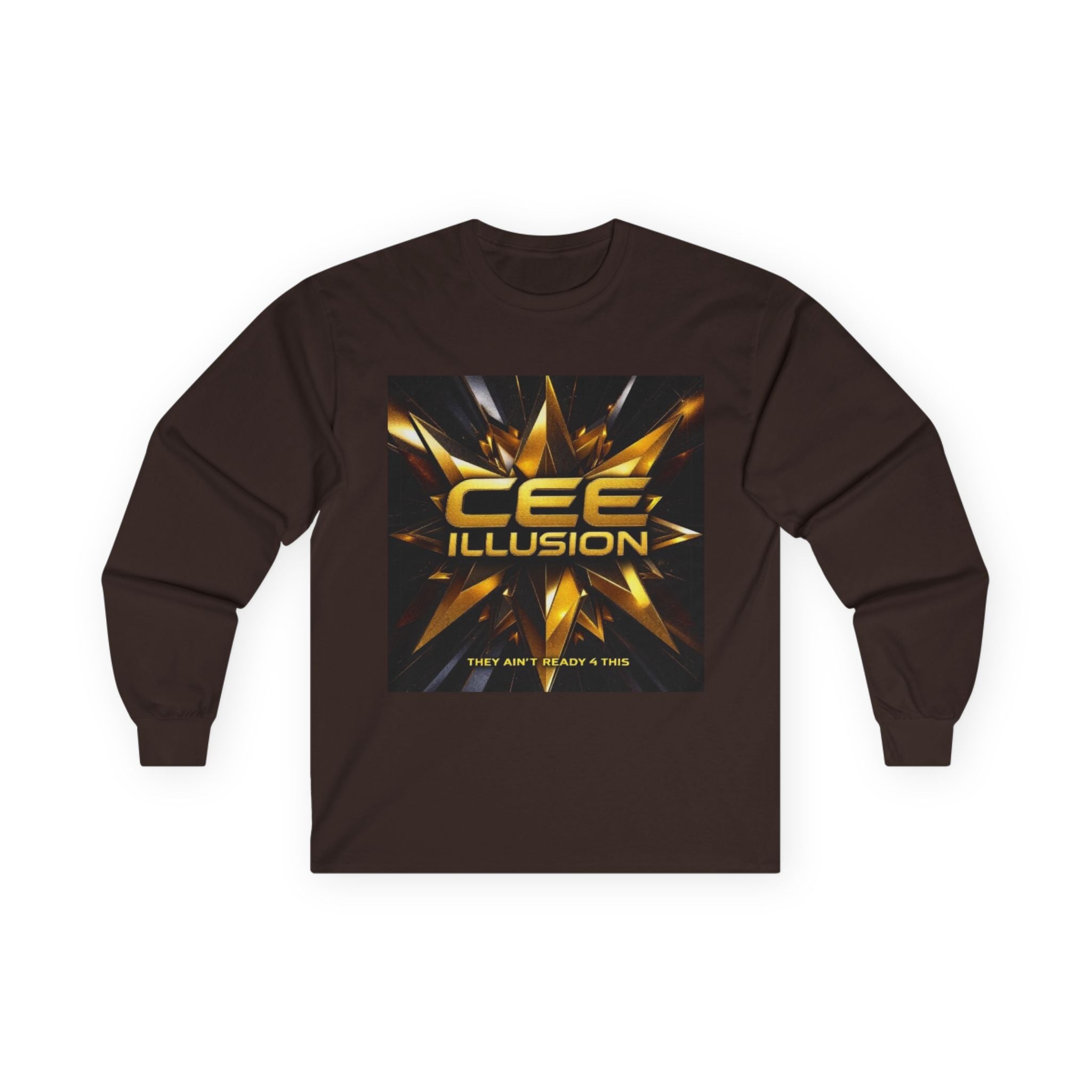 Illusion Logo Long Sleeve Tee — 'CEE ILLUSION' Graphic Shirt