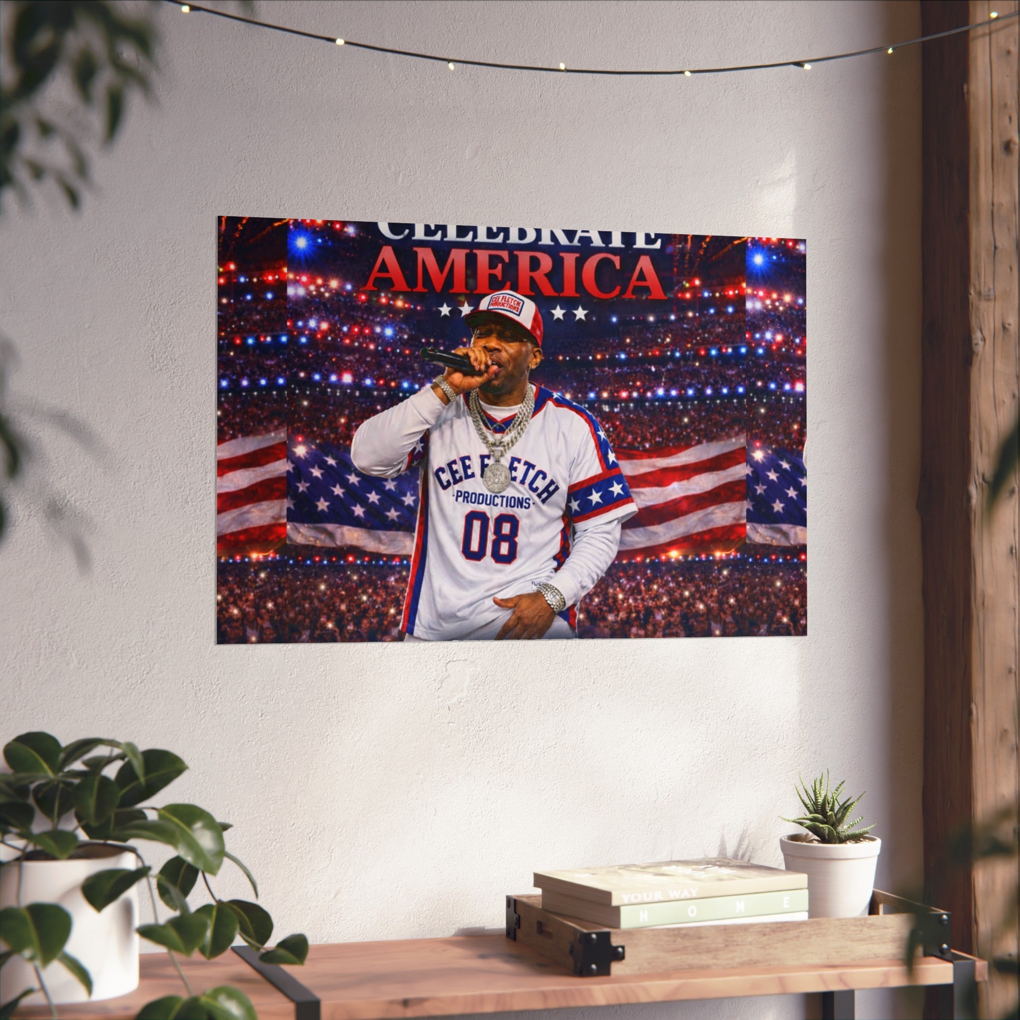 Celebrate America Fine Art Poster — Patriotic Concert Wall Art (Cee Fletch)
