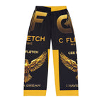Men's Pajama Pants — Black & Gold C Fletch Music Lounge Pants