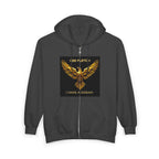 Golden Phoenix Zip Hoodie - "Cee Fletch I Have A Dream" Graphic