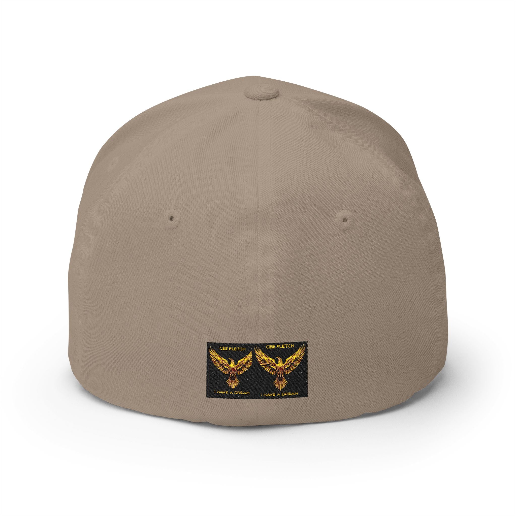 Embroidered Golden Eagle Patch Cap – Retro Military Crest Hat