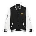 C Fletch Music Letterman Jacket — Red/White Varsity Jacket with Logo