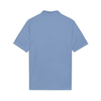 Logo Chest Polo Shirt — Gold Emblem Athletic Golf Polo