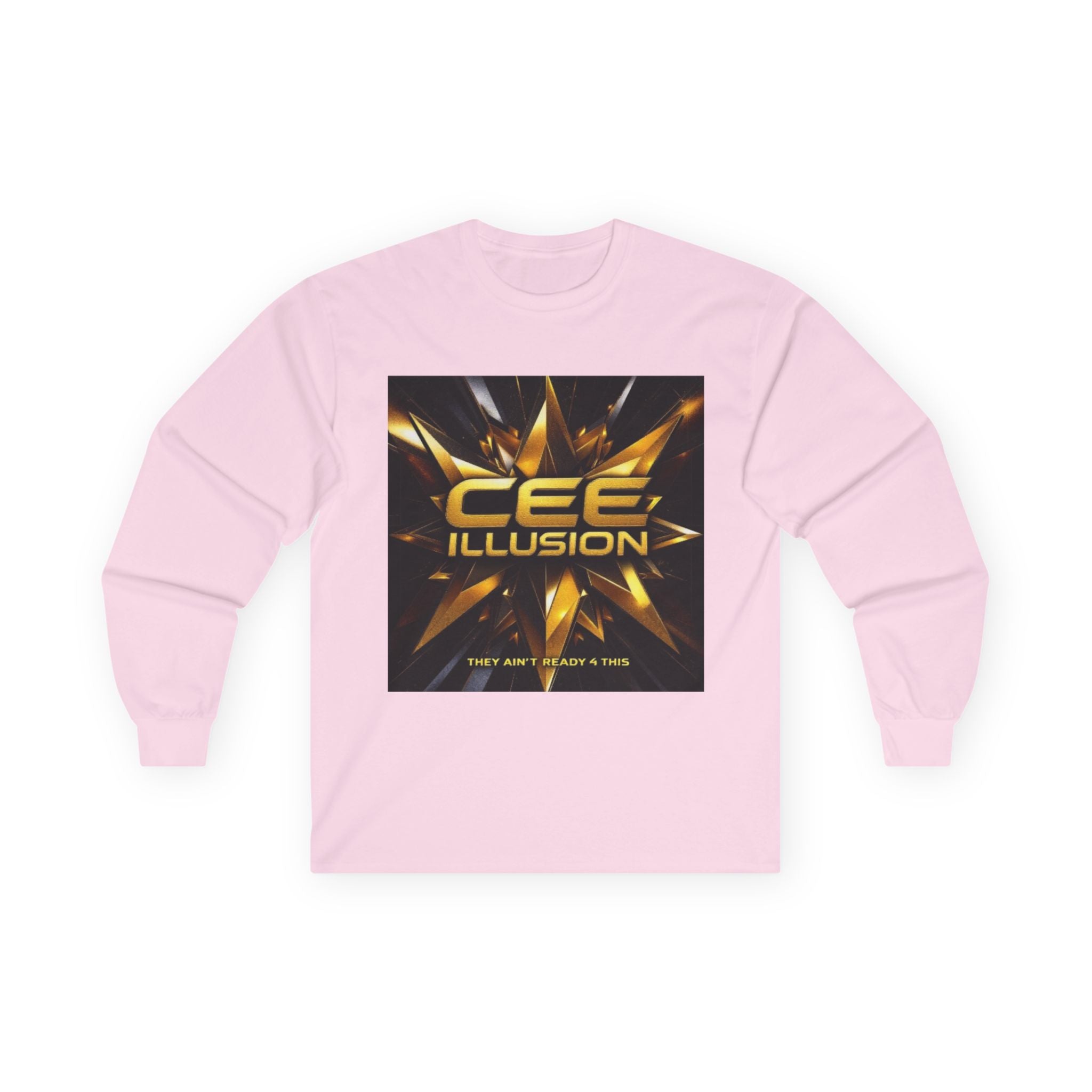 Illusion Logo Long Sleeve Tee — 'CEE ILLUSION' Graphic Shirt