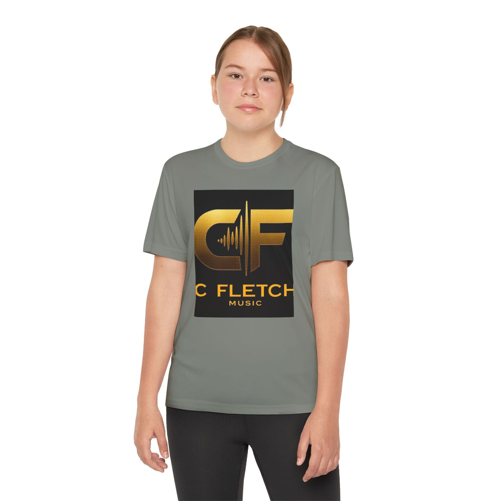 Music Logo Youth Tee — C Fletcher Competitor Shirt