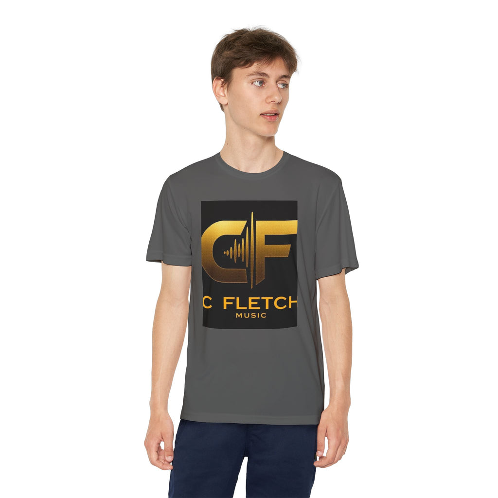 Music Logo Youth Tee — C Fletcher Competitor Shirt