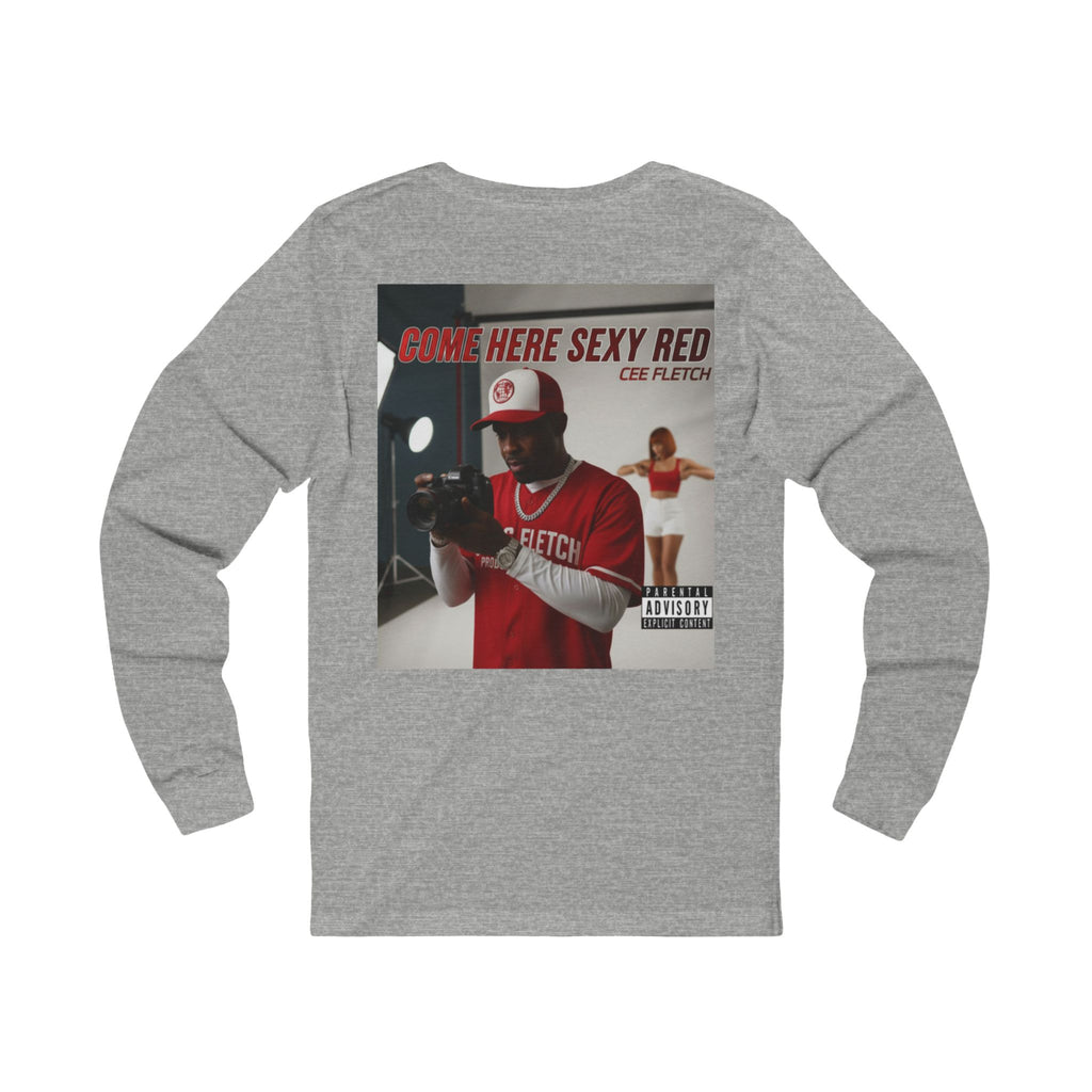 Here Sexy Red Album Cover Long Sleeve Tee