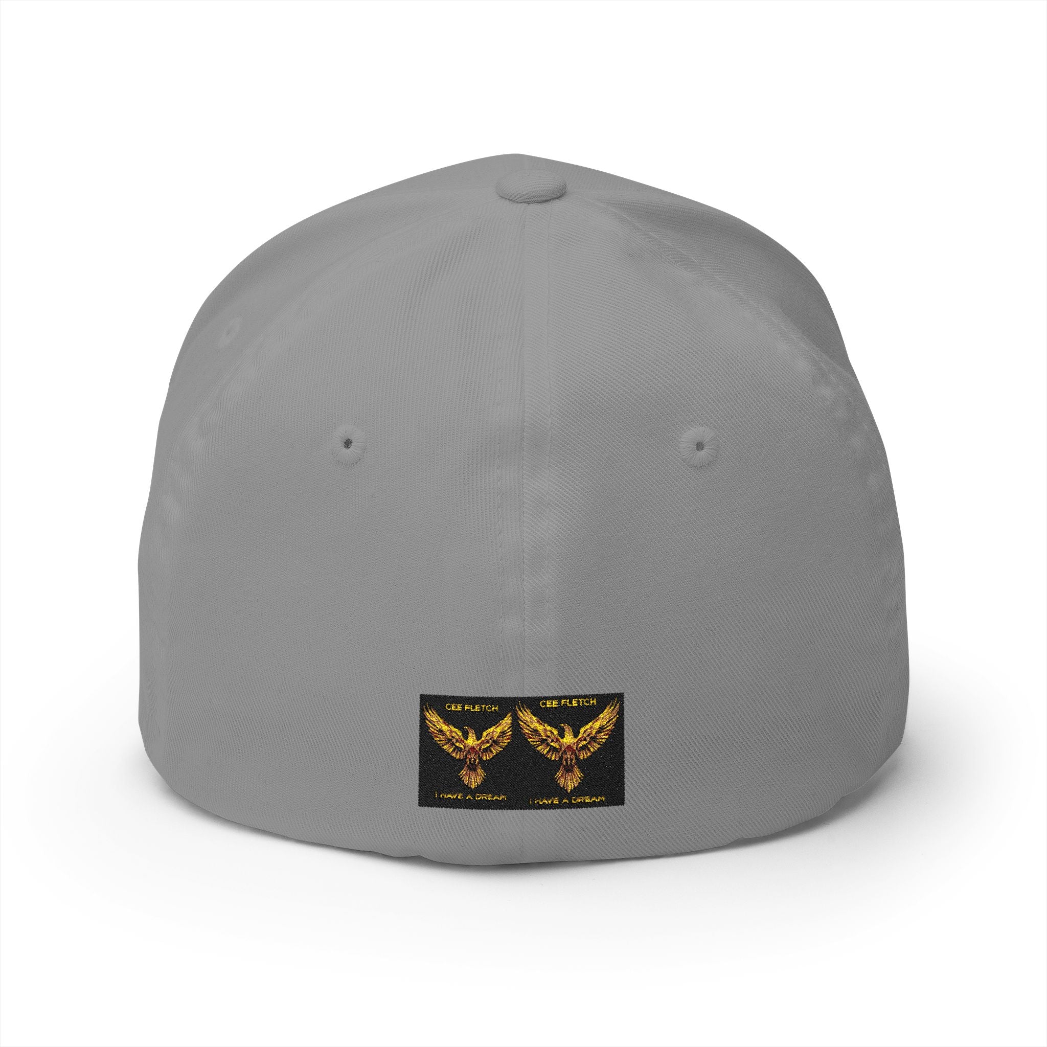 Embroidered Golden Eagle Patch Cap – Retro Military Crest Hat