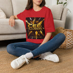 Illusion Graphic T-Shirt — 'Cee Illusion' Bold Gold Logo Tee