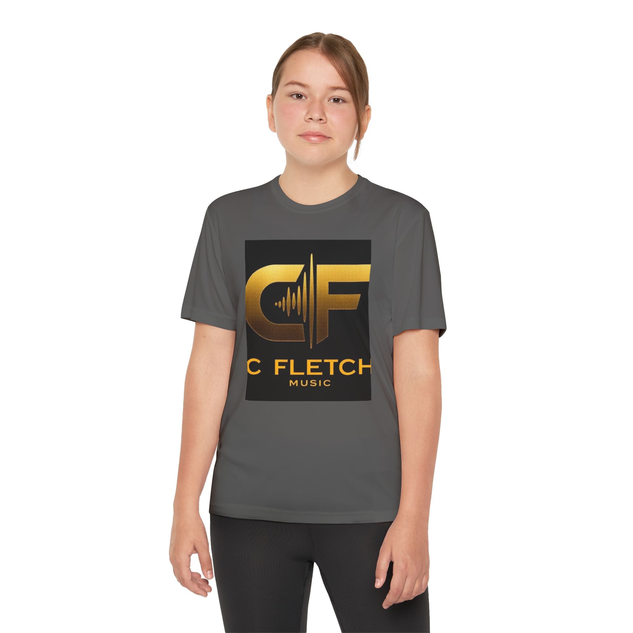 Music Logo Youth Tee — C Fletcher Competitor Shirt
