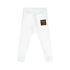 Embroidered Gold Sun Patch Sweatpants — Cozy Fleece Joggers