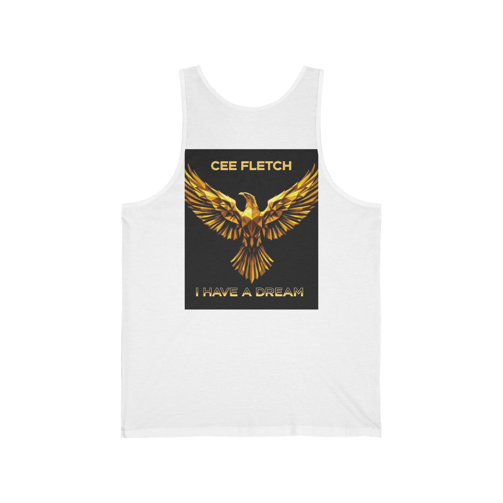 Cee Fletch 'I Have a Dream' Gold Eagle Tank Top